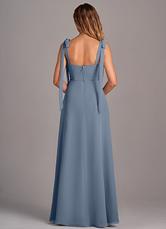 Azazie Debra Bridesmaid Dresses Twilight A-Line with Pockets Chiffon Convertible Dress image3