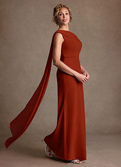 Azazie Bassi Suknie dla Matki Panny Młodej Syrena Zza ramienia Siatka Długość podłogi Sukienka image3