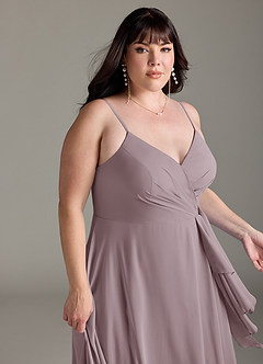 Azazie Akita Bridesmaid Dresses Dusk A-Line Chiffon Dress image10
