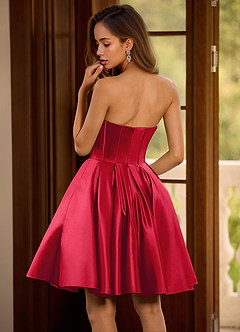 Charmelle Vermelho Minivestido image3