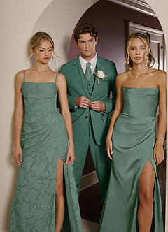 front James Eucalyptus Structured Stretch Suit