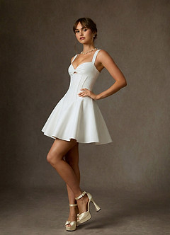 Azazie Arwen 웨딩드레스 미니 드레스 image3