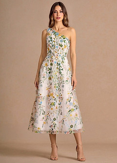 Robe Midi Rose Blush Multi Maribela image3