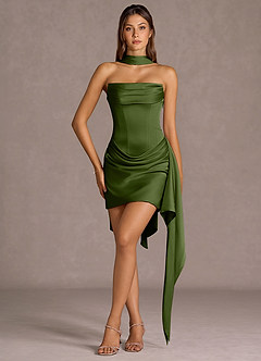 Kleid Maude Olivgrün image3