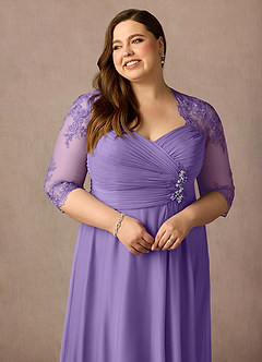 Azazie Anne Mother of the Bride Dresses Tahiti Sheath Sweetheart Sequins Lace Dress image17