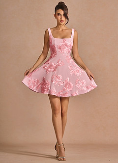 Brynn Pink Mini Dress image4