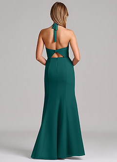 Azazie Emeria Suknie dla druhen Syrena Dekolt w kształcie serca Szyfon Do ziemi Sukienka image2