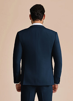 front William Navy Blue Comfort Blend  Suit Jacket