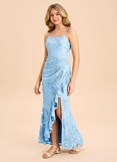 front Azazie Buzzy Junior Formal Dress