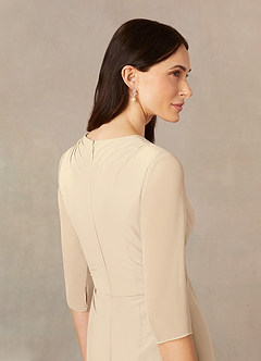 Azazie Yessica Mother of the Bride Dresses Champagne A-Line Sequins Chiffon Dress image5