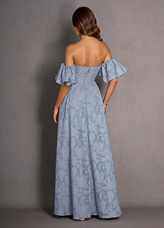 Maxi jurk Kallista Poederblauw image2