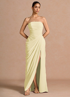 Robe Maxi Beurre Jaune Kaavia image3