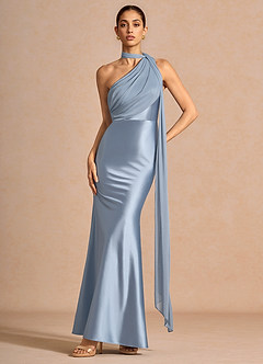 Giada Azul Pálido Vestido largo image2