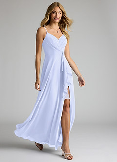 Azazie Akita Bridesmaid Dresses Lavender A-Line Chiffon Dress image9