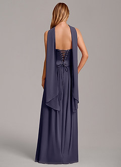 Azazie Cadence Suknie dla druhen Linia A Gorset Satyna elastyczna Do ziemi Sukienka image4