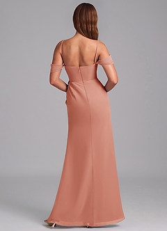 Azazie Johana Jurken voor bruidsmeisjes Converteerbaar Jurk van Chiffon met Zeemeermin Off the Shoulder Meer Gesneden image2