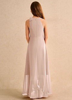 Azazie Boop Girls Formal Flower Girl Dresses English Rose A-Line Bow Chiffon Dress image2