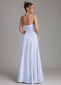 Azazie Imani Bridesmaid Dresses Lavender A-Line Sweetheart Neckline Chiffon Dress image2