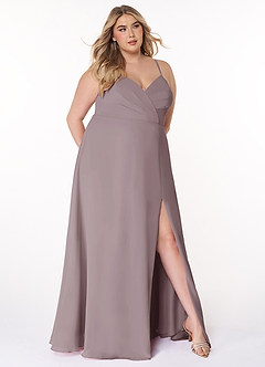 Azazie Everleigh Bridesmaid Dresses Dusk A-Line Sweetheart Pleated Chiffon Dress image8