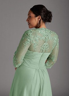 Azazie Anne Mother of the Bride Dresses Agave Sheath Sweetheart Sequins Lace Dress image11