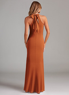 Azazie Doretta Brautjungfernkleider Meerjungfrau-Linie Plissee Chiffon Kleid Kanel image2