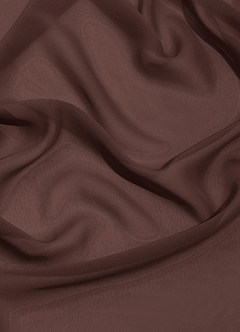 Azazie Alia Robes de demoiselle d'honneur Robe Trapèze en Mousseline de soie Plissé Ganache image10