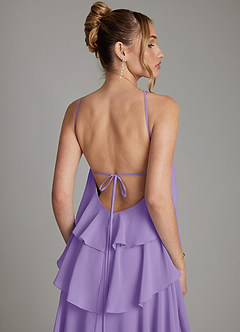 Azazie Deena Bridesmaid Dresses Tahiti A-Line Ruched Chiffon Dress image6