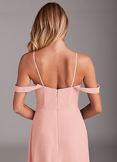 Azazie Aaron Final Sale Rosette A-Line Off the Shoulder Chiffon Convertible Dress image9