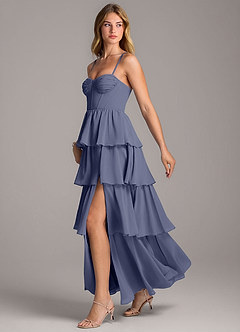 Azazie Alanna Bridesmaid Dresses Stormy A-Line Sweetheart Neckline Chiffon Dress image4