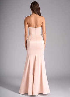 Ponny Rose Gold Strapless Mermaid Prom Dress image6