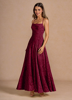 Vestido Merlot Largo Irelia image4