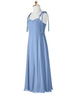 Azazie Rosey A-Line Sweetheart Neckline Chiffon Floor-Length Junior Bridesmaid Dress image7