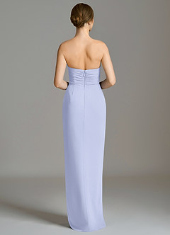 Azazie Darcie Suknie dla druhen Osłona Bez ramiączek Szyfon Do ziemi Sukienka image6