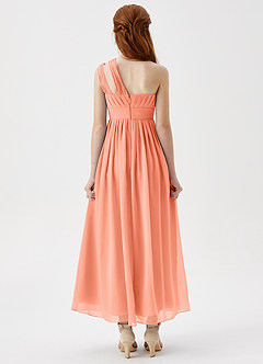 Azazie Anissa Junior Sunset A-Line Pleated Chiffon Dress image2