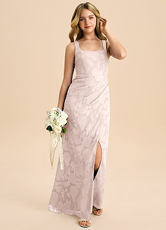 Azazie Mero Junior Klä av Tubklänning i Blommig Utbrändhet Plisserad image1