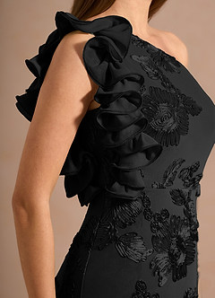 Jezebel Black Maxi Dress image7