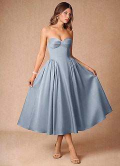 Relana Black Midi Dress image3