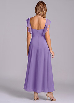 Azazie Leilani Bridesmaid Dresses Tahiti A-Line Ruched Chiffon Dress image2