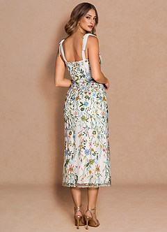 Amarie Alb Rochie midi image2