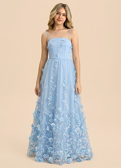front Azazie Giselle Junior Formal Dress