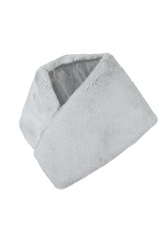 front Lovely Faux Fur Wrap
