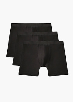 front Paquete de 3 calzoncillos bóxer de contraste