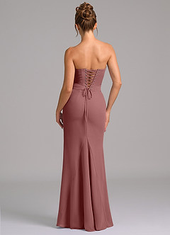 Azazie Sorrel Suknie dla druhen Syrena Gorset Szyfon Do ziemi Sukienka image2