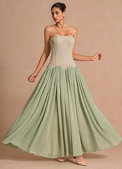 Eirisse Light Green Maxi Dress image5