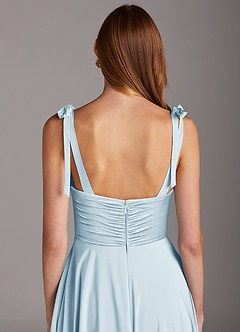 Azazie Marin Final Sale Black A-Line Sweetheart Neckline Stretch Chiffon Dress image5