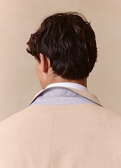 front Savile Tan Wool Blend Suit