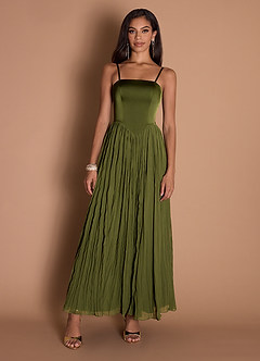 Lorie Maxi Klänning Oliv