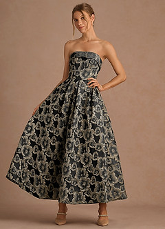 Florentine Black Maxi Dress image3