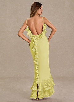 Vionette  Lemon Sorbet Ruffle Maxi Dress image5