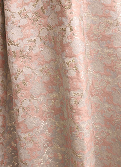 Azazie Fran Brudens mor kjoler A-Line Ruchede Jacquard Gulv-længde Kjole image7